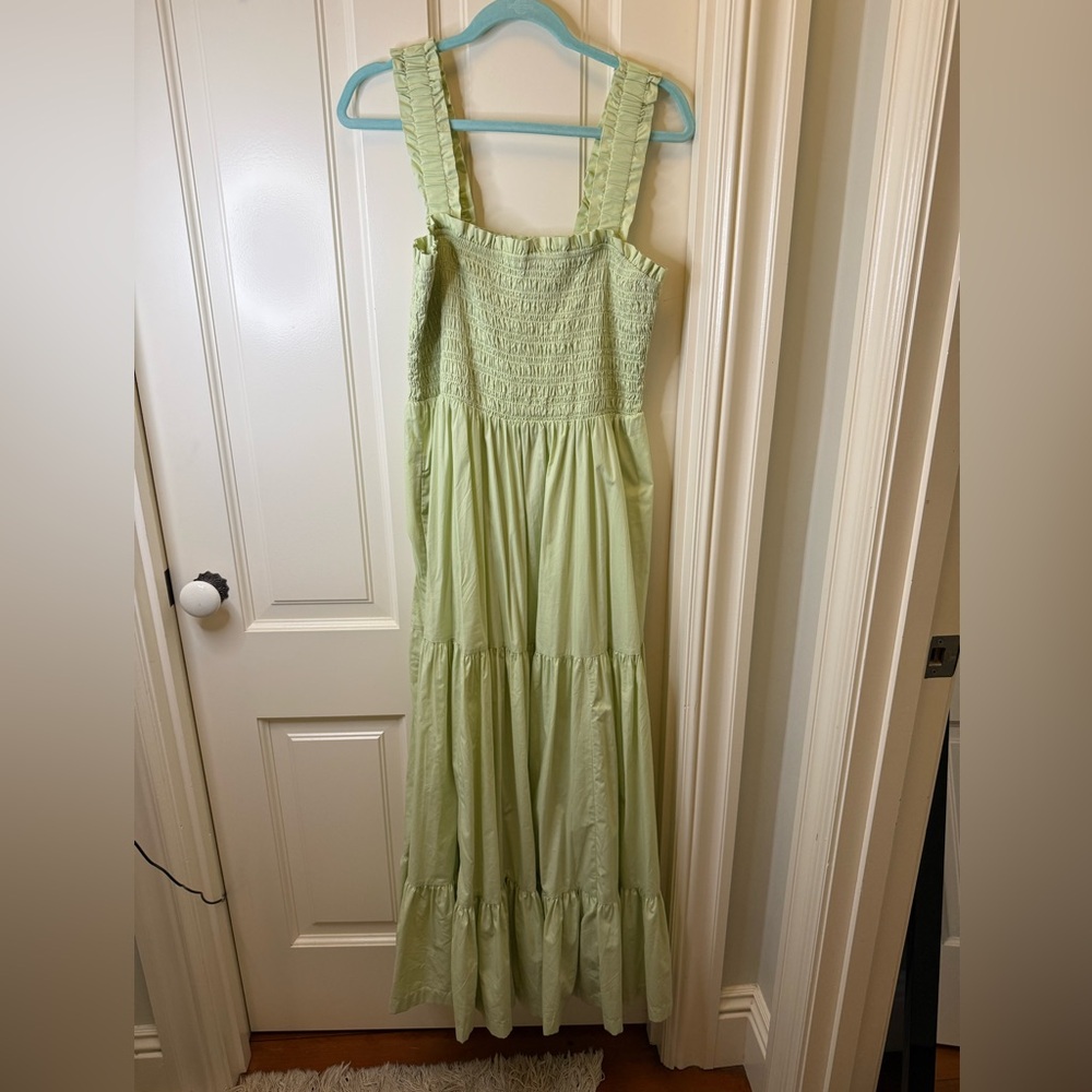 Abercrombie & Fitch Pastel Green Maxi Dress